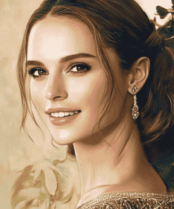 Stunning Natalie Portman Diamond Painting