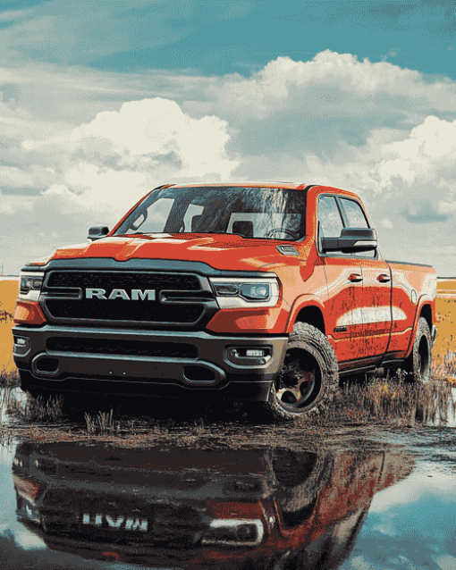 Stylish Dodge Ram Diamond Painting