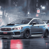 Subaru WRX Grey Turbo Diamond Painting