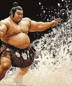 Sumo Warrior Sports Diamond Painting