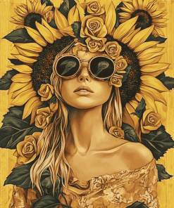 Sunflower Blossom Diamond Painting