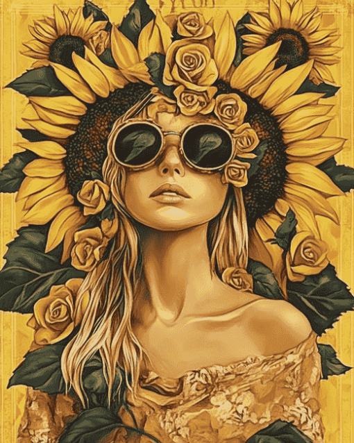 Sunflower Blossom Diamond Painting