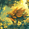 Sunflowers Torterra Pokemon Diamond Painting