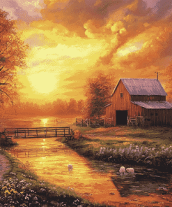 Sunrise Landscape Diamond Painting