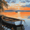 Sunset Over Lake Balaton Diamond Painting