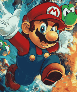 Super Mario Bros Adventure Diamond Painting