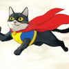 Superhero Cat Animation Diamond Painting