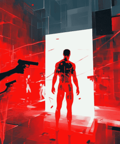 Superhot Video Game Diamond Painting