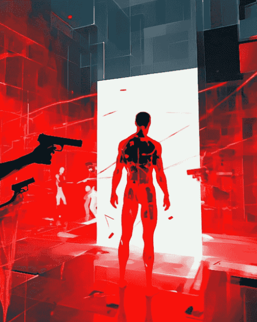 Superhot Video Game Diamond Painting