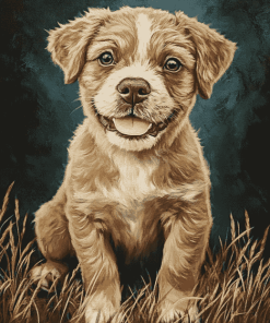 Sweet Cheeks Puppy Diamond Painting