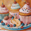 Sweet Cupcake Treats Diamond Painting