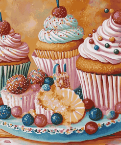 Sweet Cupcake Treats Diamond Painting