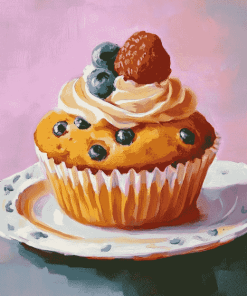 Sweet Muffin Dessert Diamond Painting