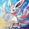 Sylveon Anime Art Diamond Painting