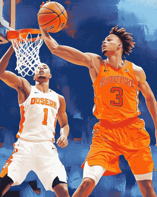 Syracuse Orange Basketball Diamond Painting