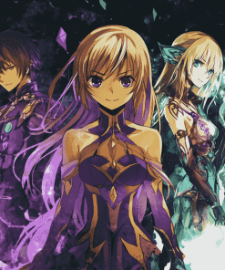 Tales Of Xillia Anime Characters Diamond Painting