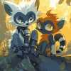 Tangle the Lemur Sonic Diamond Painting