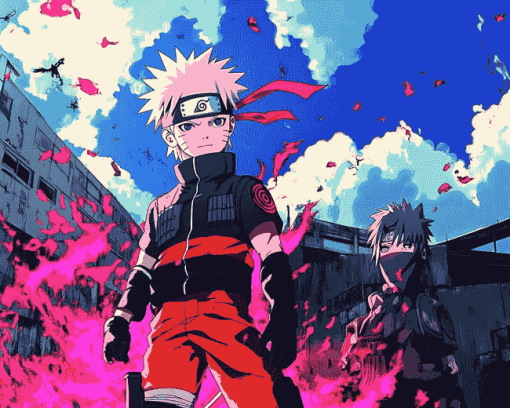 Team 7 Naruto Anime Diamond Painting