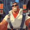 Team Fortress Video Game Diamond Painting