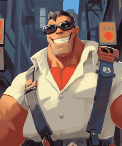 Team Fortress Video Game Diamond Painting