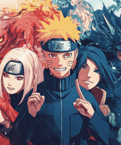 Team Naruto Anime Diamond Painting