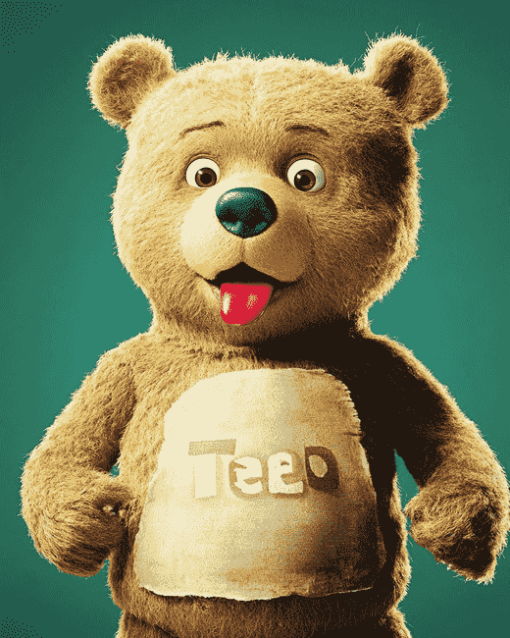 Ted Cartoon Bear Diamond Painting