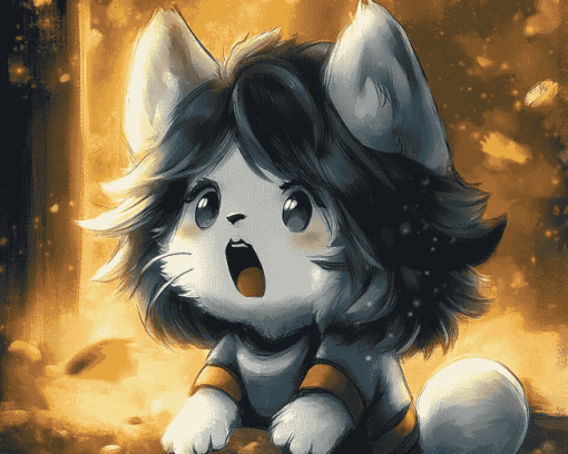 Temmie Anime Cartoon Diamond Painting