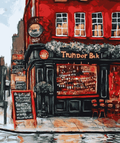 Temple Bar Architecture Diamond Painting