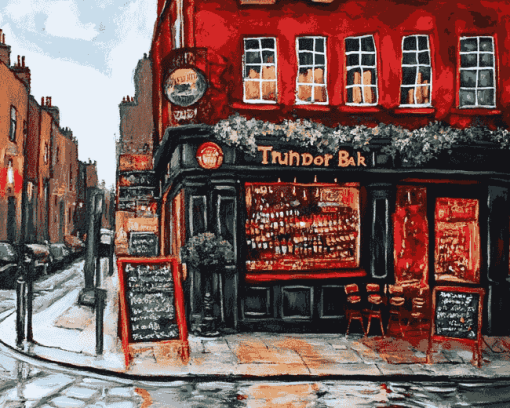 Temple Bar Architecture Diamond Painting