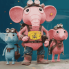 The Clangers Animation Diamond Painting