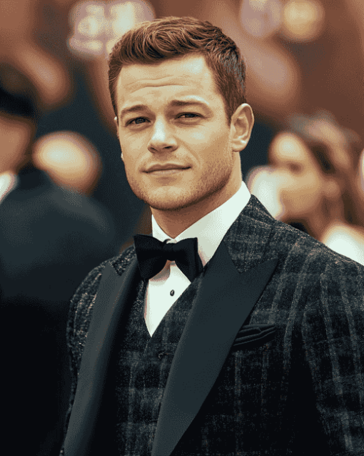 The Cool Taron Egerton Diamond Painting