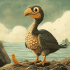 The Dodo Bird Cartoon Diamond Painting