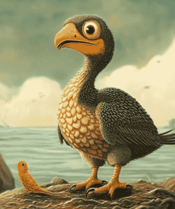 The Dodo Bird Cartoon Diamond Painting