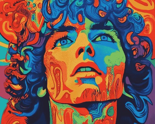 The Doors Psychedelic Art Diamond Painting