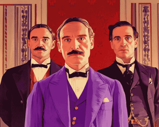 The Grand Budapest Hotel Characters Diamond Painting