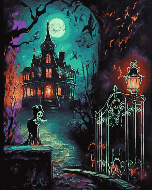 The Haunted Mansion Diamond Painting