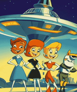 The Jetsons Cartoon Diamond Painting