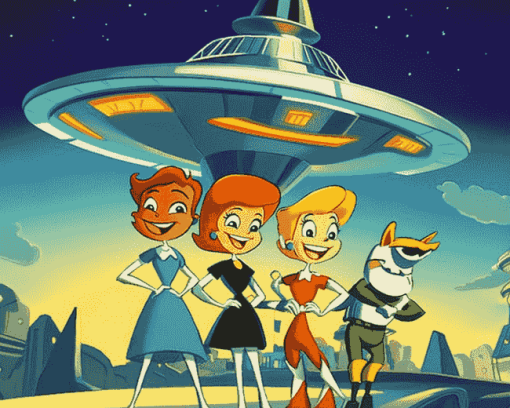 The Jetsons Cartoon Diamond Painting