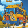 The Magic School Bus Cartoon Diamond Painting