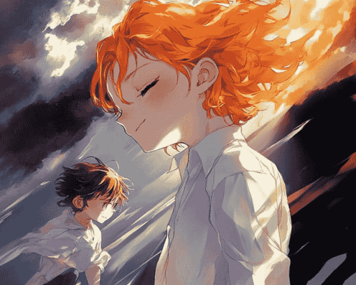 The Promised Neverland Anime Diamond Painting