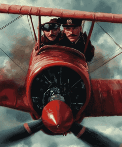 The Red Baron Movie Diamond Painting