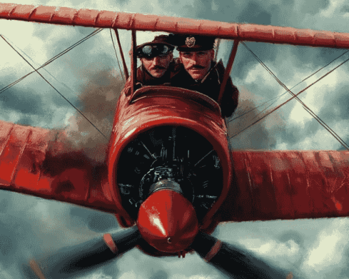 The Red Baron Movie Diamond Painting