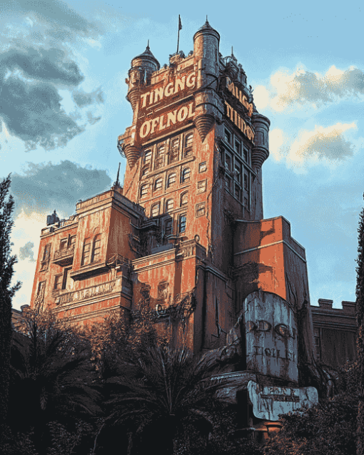 The Twilight Zone Tower of Terror Diamond Painting