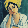 The Woman In The Turban Matisse Painting Diamond Painting