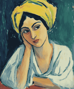 The Woman In The Turban Matisse Painting Diamond Painting