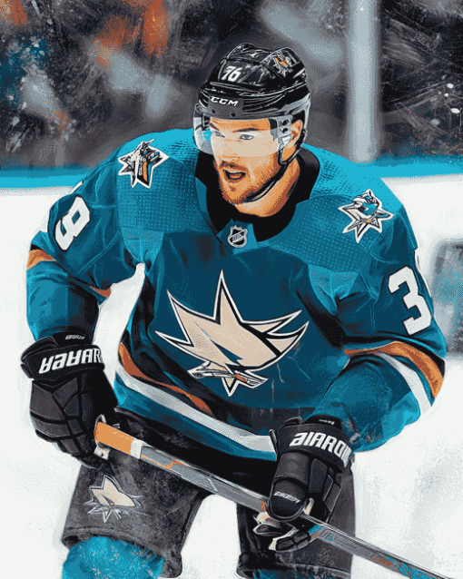 Thomas Hertl San Jose Sharks Diamond Painting