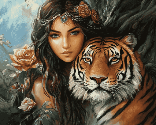 Tiger Fantasy Diamond Painting