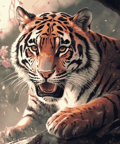 Tiger Jungle Majesty Diamond Painting