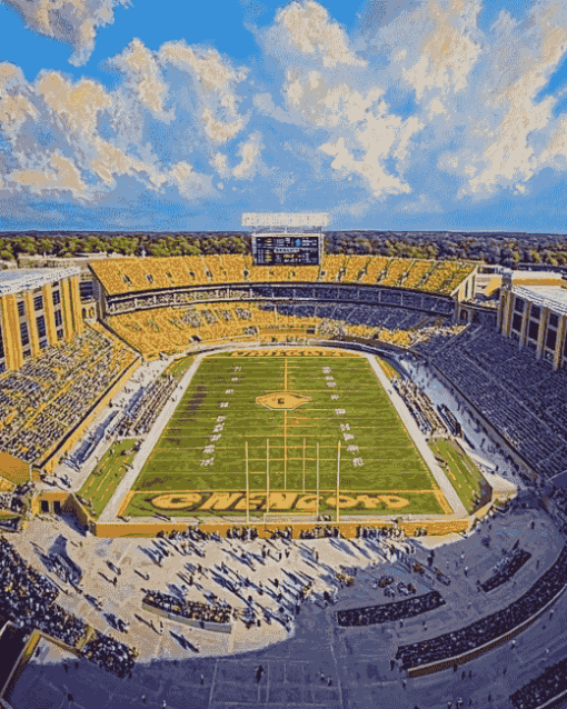 Tiger Stadium Highlights Diamond Painting