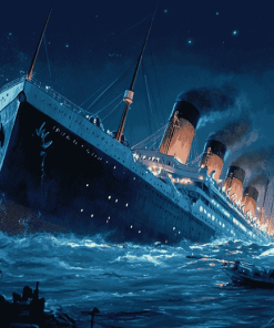 Titanic Ship Disaster Oceans Diamond Painting